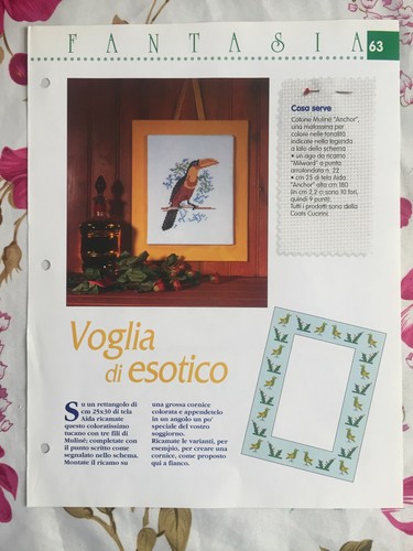 Schema punto croce ricamo - punto,