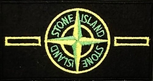 Stone island toppa ricamata - ricamata, in