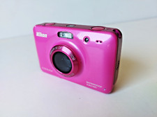 Appareil photo numérique Nikon Coolpix S30 rose pour pièces ou à réparer