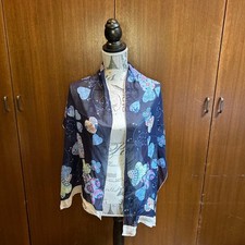 Foulard In Seta Chiffon Ferragamo, Design A Cuore E Floreale, Italia