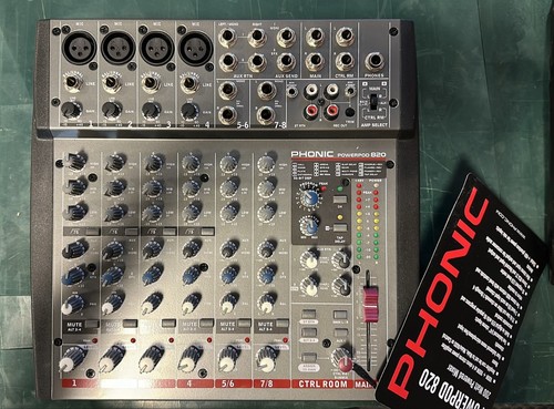 Phonic powerpod 820 mixer - phonic,