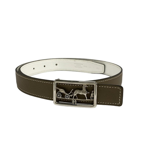 Cintura hermes etoupe - cintura, veau