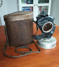 Maschera Antigas WW2 Tedesca gasmaske Wehrmacht Luftschutz Wk2 Elmetto Casque 
