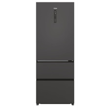 HAIER HTR5719ENPT FRIGORIFERO COMBINATO 3 PORTE 528 LT NO FROST CLASSE E NERO