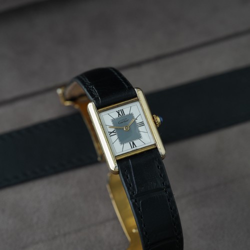 Cartier tank vermeil ref - cartier,