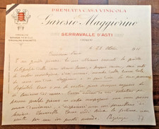 1936 Serravalle D'Asti Fattura