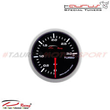 Manometro Pressione Turbo Meccanico 0+3 bar DEPO Racing 52mm strumento turbina