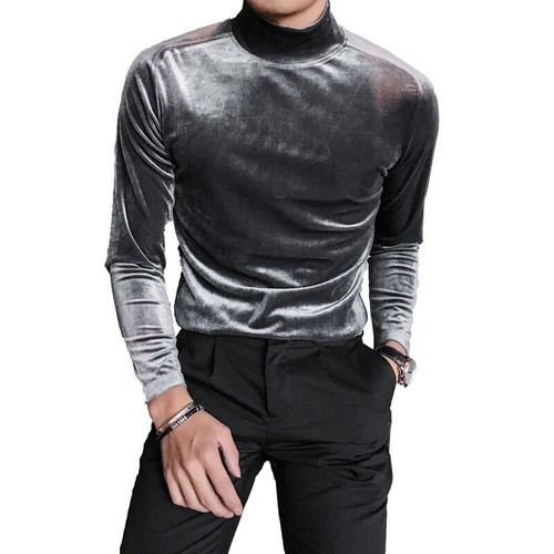 Shirt uomo slim velluto - t-shirt,