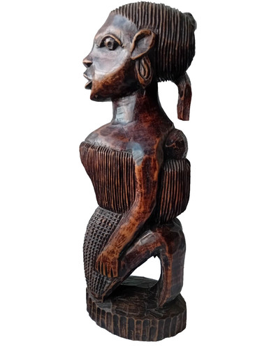 Statua africana legno - statua,