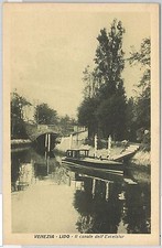 45376   CARTOLINA d'Epoca - VENEZIA : Lido - CANALE dell'EXCELSIOR