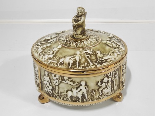 Cofanetto antico biscottiera - cofanetto,