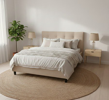 Letto matrimoniale imbottito