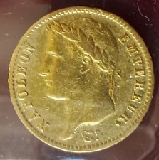 NAPOLEONE I BONAPARTE IMPERATORE 20 FRANCHI 1811 ORO SIGILLATA INASTA SPL RARA