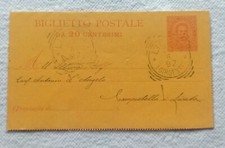 Biglietto Postale Umberto I