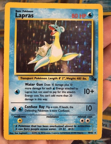Lotto carte pokemon lapras - lotto,