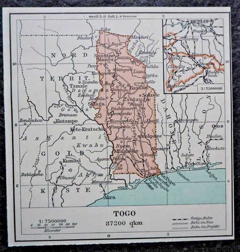 Carta togo documento - carta,, togo,