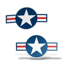 US ARMY MILITARY STAR Sticker