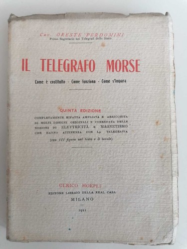 Telegrafo morse come è - come,