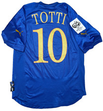 maglia calcio italia TOTTI Euro 2004 Portugal Jersey home L Puma shirt vintage