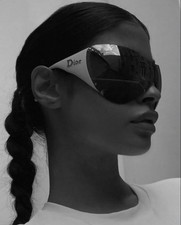 Dior SKY by Joe Gagliano – Y2K Shield Sunglasses – Blue Visor Lens – Rare