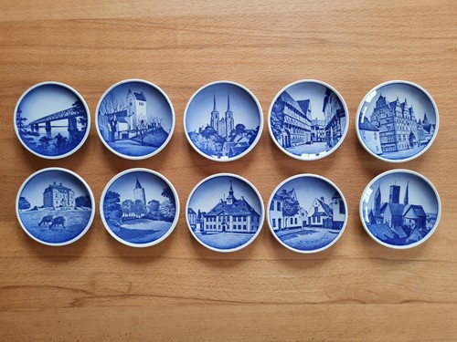 10x royal copenhagen aluminia - royal,