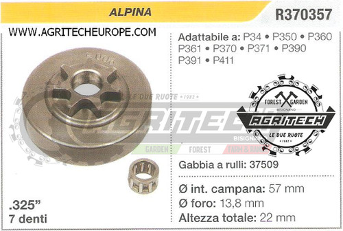 R370357 oregon pignone campana - r370357,