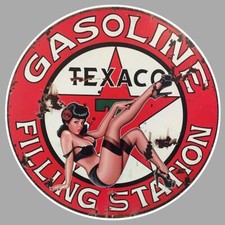 Texaco dessiné vieilli - texaco,