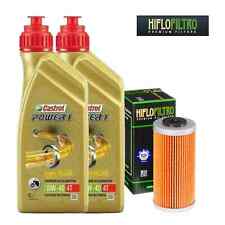 KIT/TAGLIANDO HUSQVARNA TE/449 2011 2014 CASTROL POWER 1 10W40 FILTRO OLIO MOTO