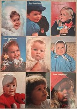 Lotto 9 Cartoline Bambini Buon
