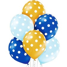 Palloncini in lattice a pois