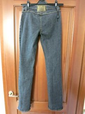 Jeans donna D&G Dolce & Gabbana grigio scuro elasticizzato IT 27/41 - W27/L32 NUOVO
