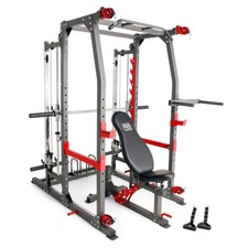 Marcy Pro Smith Cage Home Gym Training System | SM-4903 Pull up squat VKR Dips