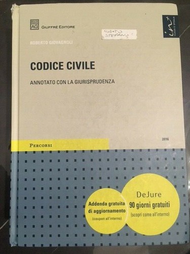 Codice civile giovagnoli - codice,
