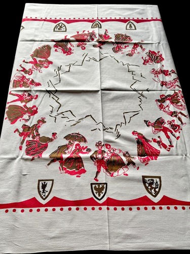 Tovaglia vintage artex anni - vintage, 50