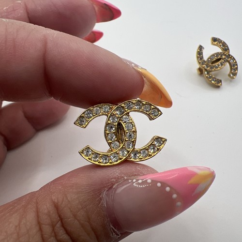 Orecchini vintage chanel - vintage, logo