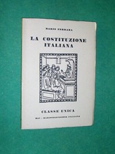LA COSTITUZIONE ITALIANA MARIO FERRARA ED CLASSE UNICA RAI