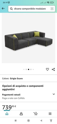 Divano posti modulare - 3,