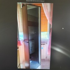 mobile bagno  ripiani  piu' specchio piu' cesta biancheria