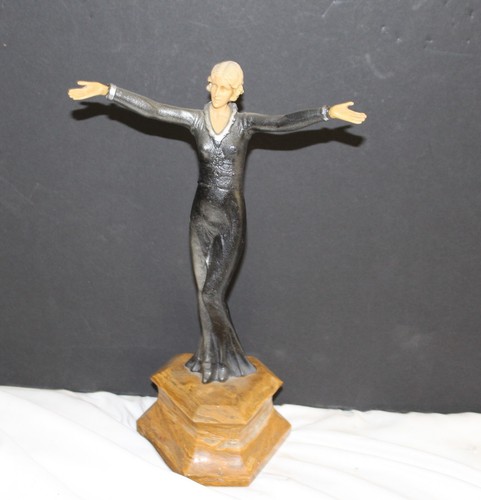 Scultura art deco metallo - deco,,