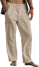 Pantaloni Di Lino Da Uomo