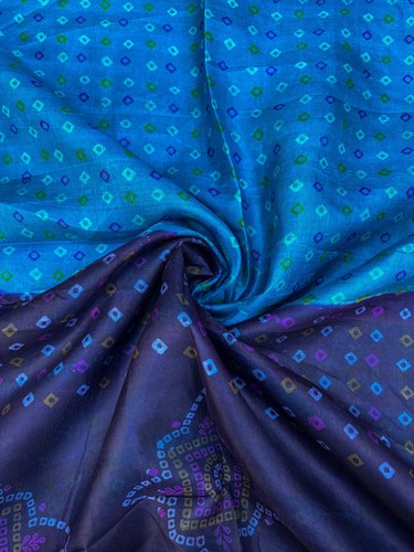 Sari seta vintage tessuto - sari, |