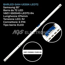 BARRA 72 LED STRIP LED TV