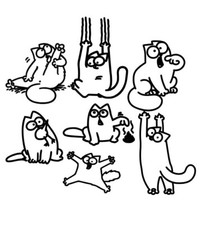 Set di 7 adesivi decalcomanie