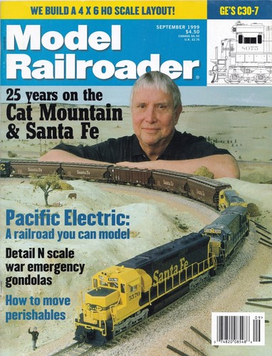 Model railroader pacific - model,