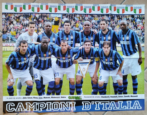 Inter campione italia - inter, d'italia