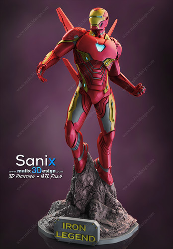 Iron man figurine - , impression