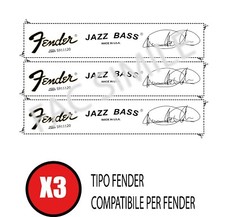 3 DECAL TIPO FENDER JAZZ