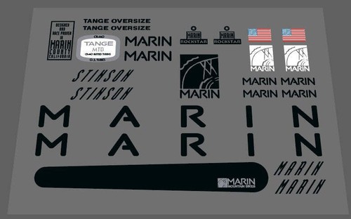 Set marin stinson 1991 - marin,
