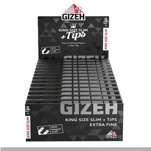 Gizeh cartine nere king size - king,