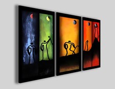 Quadri etnici art 16 stampe